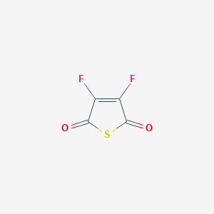 molecular formula C4F2O2S B122930 Difluoro-2,5-dihydrothiophene-2,5-dione CAS No. 142453-19-8