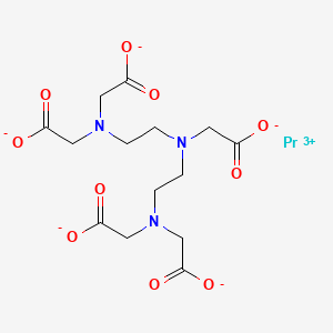 molecular formula C14H18N3O10Pr-2 B1229308 Praseodymium dtpa CAS No. 20694-19-3