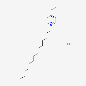 molecular formula C21H38ClN B1229312 Tetradecyl-4-ethylpyridinium CAS No. 35014-84-7