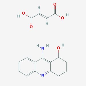 molecular formula C17H18N2O5 B12293124 Velnacrine fumarate CAS No. 333408-28-9