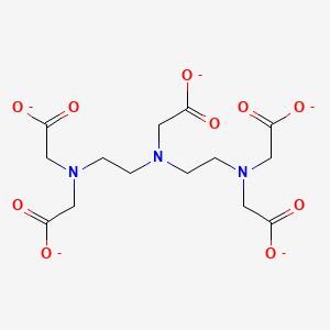molecular formula C14H18N3O10-5 B1229326 二亚乙基三胺五乙酸 CAS No. 14047-41-7