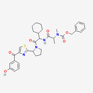 molecular formula C34H40N4O6S B12293313 cIAP1 ligand 2 