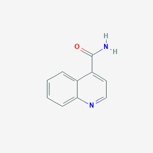 molecular formula C10H8N2O B1229333 4-Quinolinecarboxamide CAS No. 4363-95-5