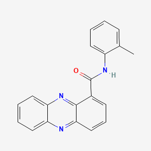 molecular formula C20H15N3O B1229339 N-(2-methylphenyl)-1-phenazinecarboxamide 