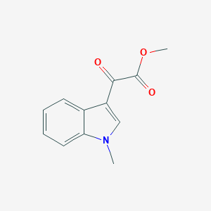 molecular formula C12H11NO3 B122934 2-(1-甲基-1H-吲哚-3-基)-2-氧代乙酸甲酯 CAS No. 151490-40-3