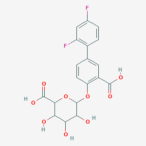 molecular formula C19H16F2O9 B12293444 DIFLUNISAL_met006 