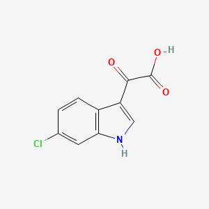 molecular formula C10H6ClNO3 B12293466 2-(6-Chloro-3-indolyl)-2-oxoacetic Acid 