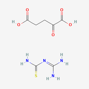 molecular formula C7H12N4O5S B1229350 Guanylthiourea oxoglurate CAS No. 51264-11-0
