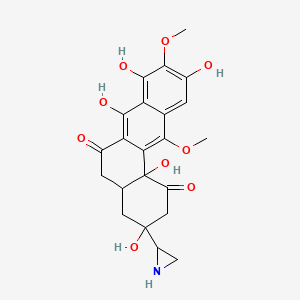 molecular formula C22H23NO9 B1229353 Azicemicin B CAS No. 162857-75-2