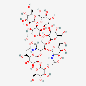 molecular formula C52H88N2O41 B1229354 Mannosyl(6)-N-acetylglucosamine(2) CAS No. 78392-29-7