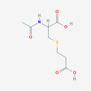 molecular formula C8H13NO5S B12293548 S-(2-Carboxyethyl)-N-acetylcysteine 