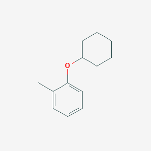 molecular formula C13H18O B12293571 Benzene, 1-(cyclohexyloxy)-2-methyl- CAS No. 67698-81-1