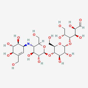 molecular formula C25H43NO19 B1229362 Adiposin 2 CAS No. 83764-12-9