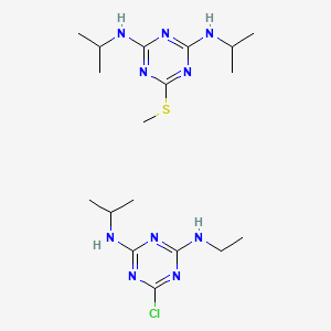 molecular formula C18H33ClN10S B12293626 Agelon CAS No. 8073-77-6