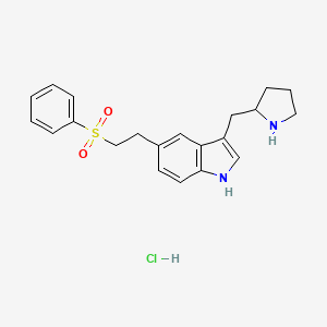 molecular formula C21H25ClN2O2S B12293641 N-DesmethylEletriptanHydrochloride 