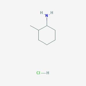 molecular formula C7H16ClN B12293679 2-Methylcyclohexanamine hydrochloride CAS No. 10049-61-3