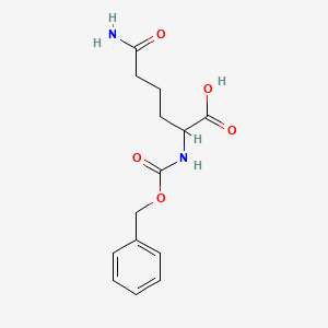 molecular formula C14H18N2O5 B12293697 N2-Cbz-L-homoglutamine 