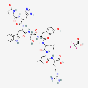 molecular formula C54H73F3N14O14 B12293715 (D-Leu6)-LHRH (1-8) 