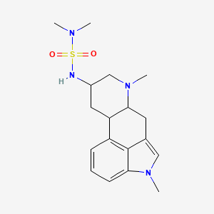 molecular formula C18H26N4O2S B12293734 N'-(1,6-Dimethylergolin-8-yl)-N,N-dimethylsulfuric diamide 
