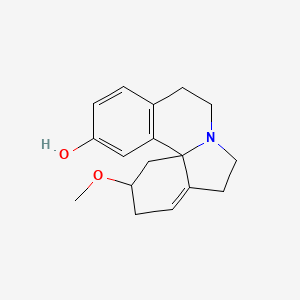 molecular formula C17H21NO2 B12293791 1,6-Didehydro-3beta-methoxyerythrinan-15-ol 