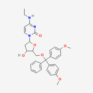 molecular formula C32H35N3O6 B12293798 5'-O-DMT-N4-ethyl-2'-deoxycytidine 