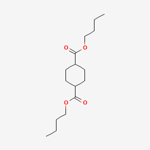 molecular formula C16H28O4 B12293868 1,4-Cyclohexanedicarboxylic acid, 1,4-dibutyl ester CAS No. 93158-39-5