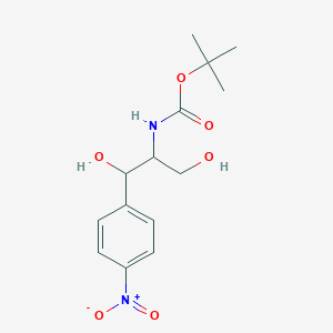molecular formula C14H20N2O6 B12293874 (1R,2R)-(-)-N-Boc-2-amino-1-(4-nitrophenyl)-1,3-propanediol 