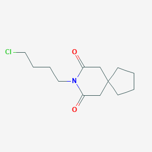 molecular formula C13H20ClNO2 B122939 8-(4-Chlorobutyl)-8-azaspiro[4.5]decane-7,9-dione CAS No. 21098-11-3