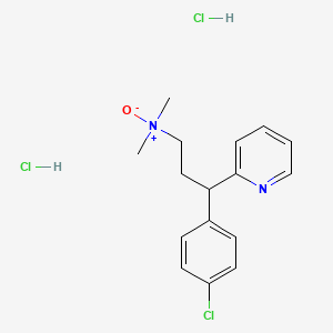 molecular formula C16H21Cl3N2O B12293928 Chlorpheniramine N-Oxide Dihydrochloride 