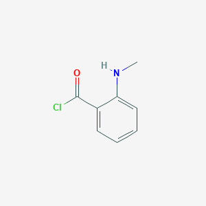 molecular formula C8H8ClNO B12294003 2-(Methylamino)benzoyl chloride CAS No. 64636-41-5