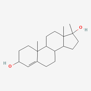 molecular formula C20H32O2 B12294033 17-Methyl-4-androstene-3alpha,17alpha-diol 