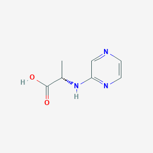 molecular formula C7H9N3O2 B12294039 Pyrazinyl-L-alanine 