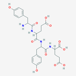 molecular formula C28H34N4O11 B12294144 H-DL-Tyr-DL-Glu-DL-Tyr-DL-Glu-OH 