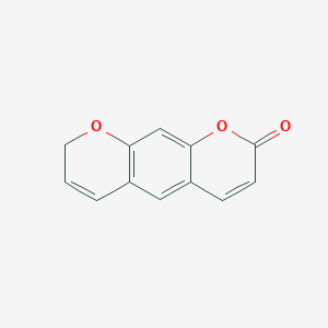 molecular formula C12H8O3 B1229420 8H-pyrano[3,2-g]chromen-2-one CAS No. 6054-09-7