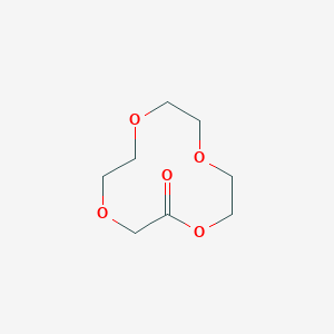 molecular formula C8H14O5 B12294208 1,4,7,10-Tetraoxacyclododecan-2-one 