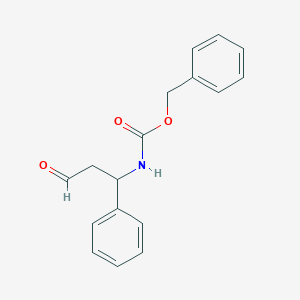 molecular formula C17H17NO3 B12294336 Benzyl (3-oxo-1-phenylpropyl)carbamate 