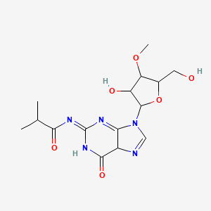 molecular formula C15H21N5O6 B12294339 N2-iso-Butyroyl-3'-O-methylguanosine 