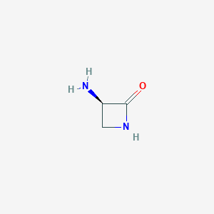 molecular formula C3H6N2O B12294402 (3R)-3-aminoazetidin-2-one 