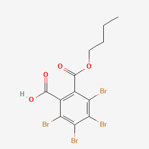 molecular formula C12H10Br4O4 B12294444 Butyl hydrogen tetrabromophthalate CAS No. 42597-49-9