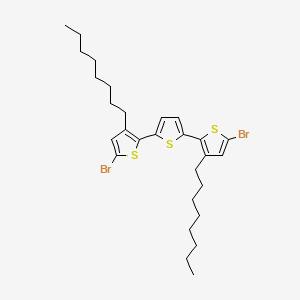 molecular formula C28H38Br2S3 B12294452 Benzofuro[5,6-b]furan-4,8-dione 