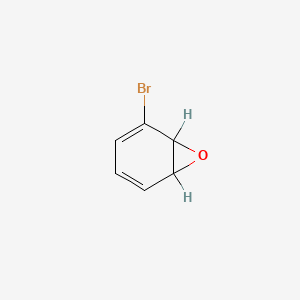 molecular formula C6H5BrO B1229446 Bromobenzene-2,3-oxide CAS No. 71942-12-6