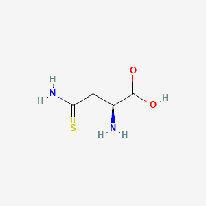 molecular formula C4H8N2O2S B1229449 Thioasparagine CAS No. 58208-26-7