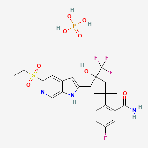 molecular formula C23H28F4N3O8PS B12294497 BI 653048 phosphate 