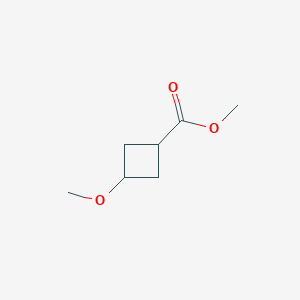 molecular formula C7H12O3 B12294535 Methyl 3-methoxycyclobutanecarboxylate 