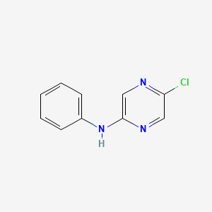 molecular formula C10H8ClN3 B12294547 5-Chloro-N-phenylpyrazin-2-amine CAS No. 1936177-82-0