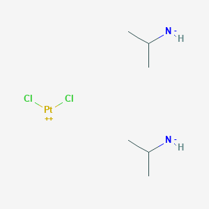 molecular formula C6H16Cl2N2Pt B12294580 cis-Dichlorobis(isopropylamine)platinum(II) 