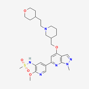 molecular formula C27H38N6O5S B12294596 PI3Kdelta inhibitor 1 