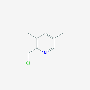 molecular formula C8H10ClN B122946 2-(Chloromethyl)-3,5-dimethylpyridine CAS No. 153476-69-8