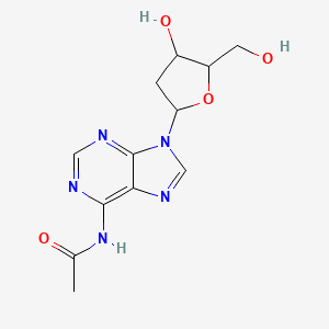 molecular formula C12H15N5O4 B12294620 N6-Acetyl-2'-deoxyadenosine 