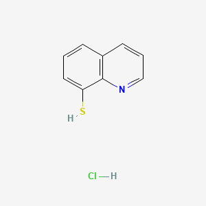 molecular formula C9H8ClNS B1229469 Quinoline-8-thiol hydrochloride CAS No. 34006-16-1